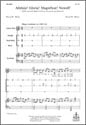 Alleluia Gloria Magnificat Nowell SATB choral sheet music cover